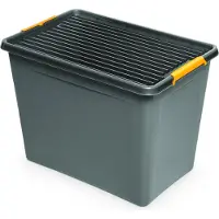 Orplast Découpez les roues du solidStore Universal gris de 80 l (39 cm, 80 l)