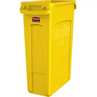 Rubbermaid 1956188 Corbeille Slim Jim avec conduits d'aération