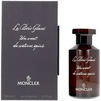 Moncler Le Bois Glacé Eau de Parfum 100 ml – Parfum Boisé et Rafraîchissant pour Homme et Femme