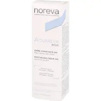 Noreva Aquareva Rich Moisturizing Cream 24h crème nourrissante pour une hydratation intense 40 ml