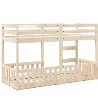 vidaXL Lit superposé 90x190 cm pin massif