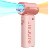 JISULIFE Ventilateur manuel Life9 3600mAh Mini-ventilateur portable USB - Rose