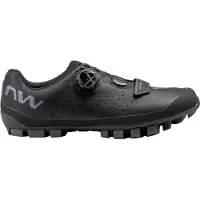 Northwave Hommes, Chaussures de cyclisme, Chaussures de VTT Hammer Plus Wide (42.5), Gris, Noir