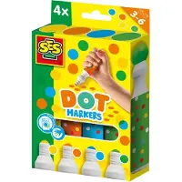 SES Creative SES Dot markers - 4 couleurs XXL 14600