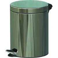 Alda Sac poubelle FREEDOM FRESH pour déchets, 5 l, inox, argenté brillant, Poubelle, Argent