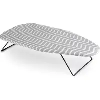 Jata HPLA8214, planche à repasser taille réelle, coton, gris, blanc, 750 x 340 mm, 755 x 345 x 20 mm