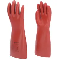 Ks Tools Gants de protection pour électriciens avec protection mécanique et thermique taille 10 classe 0 rouge - 117.0007