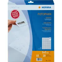 Herma Dia show bag transparent/mat 5x5 10 pcs.