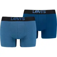 Levi's Optical Illusion Organic Cotton Boxers 2 Units Bleu S Homme