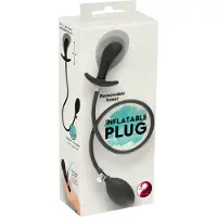 You2Toys - plug anal dilatable à pompe (noir)