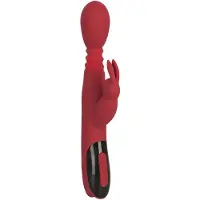 You2Toys Massager - vibromasseur point G à va-et-vient rotatif chauffant (rouge)