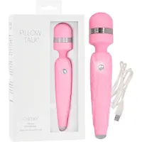 Pillow Talk Cheeky Wand - vibromasseur massant rechargeable (rose)