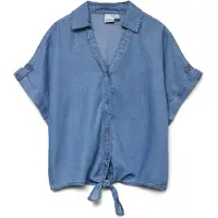 Vero Moda T-shirt 'FLEUR' bleu denim