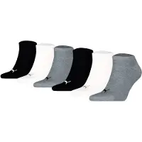 Puma Chaussettes gris chiné / noir / blanc