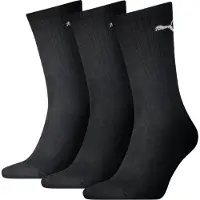 Puma Chaussettes unisexe Chaussettes Paquet de 3 femme - Noir - 39 / 42