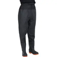 vidaXL Cuissardes avec bottes noir taille 42