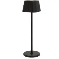 Securit LP-GE-BL Lampe de table LED à accu GEORGINA, noir