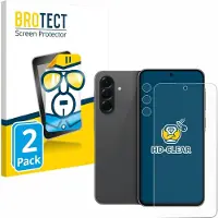 BROTECT Protection Clair (2 pcs, Samsung Galaxy A56), Téléphone portable : film de protection, Transparent