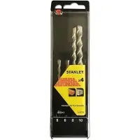 Stanley 1 X FORET helicoïdal SDS PLUS EN SET jeu de 4 piEces (de 5 A 10 mm)