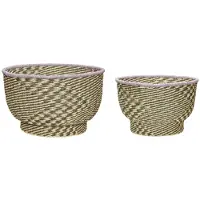 Hubsch Paniers Peppy set de 2 pièces