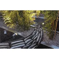 SLV Projecteur de jardin Nautilus Spike 17,5 cm gris