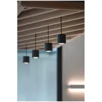 SLV Lampe suspendue à LED Oculus 9 cm noir