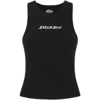 Dickies Rib Sleeveless T-shirt Noir 2XS Femme