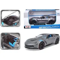 Adlibris Chevrolet Corvette Grand Sport Bleu 2017 1/24 -