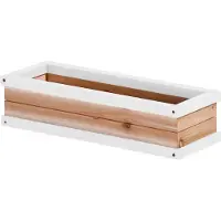 Axi Boîte à fleurs pour aire de jeu Marron et blanc
