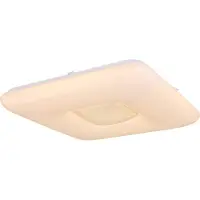 Globo Lighting Plafonnier LED RGB, télécommande, contrôle par application, L 50 cm