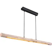 Globo Lampe à suspendre métal noir mat, LED