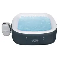 Bestway LAY-Z-SPA Ibiza AirJet rectangulaire, 180 x 180 x 66 cm, jacuzzi, jacuzzi d'extérieur