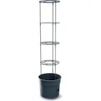 Prosperplast Pot de culture pour tomates, Grow 2 diamètre 392 mm - anthracite