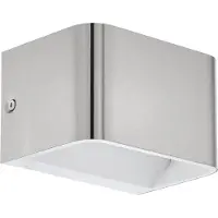 Eglo Spot mural en acier inoxydable Sania 4 13 cm