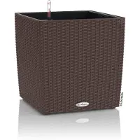 Lechuza Jardinière CUBE Cottage 30 ALL-IN-ONE Moka