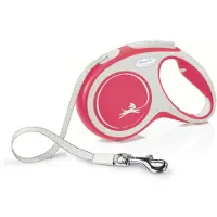 Flexi Laisse automatique New Comfort M Sangle 5m Rouge