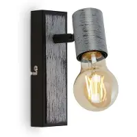 Briloner Applique murale Lampe murale V pivotante Spot 1xE27 max. 60 watts argent antique