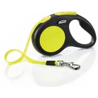 Flexi Laisse New Neon S M L Tape 5 mètres