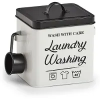 Zeller Boîte à lessive, métal Laundry Present