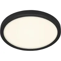 Briloner Plafonnier LED LEUCHTEN FIRE BLACK, 24,5 W, 2400 lm, IP20, noir-blanc, métal-plastique, Ø 40,5 cm