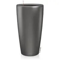 Lechuza Jardinière Rondo 32 ALL-IN-ONE Charbon métallique 15783