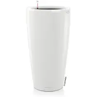 Lechuza Jardinière Rondo 40 ALL-IN-ONE Blanc haute brillance 15740