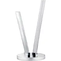 Eglo Lampe de table LED, ALU, chrome, hauteur 37 cm