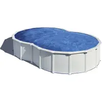 Gre Varadero Steel Eight Form Pool 500x340x120 Cm Blanc 13690 Liters