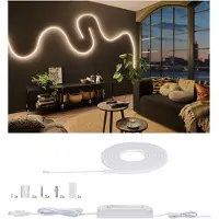 Paulmann Chaînes lumières , MaxLED Flow, dimmable, Blanc, Salon / séjour, Plastique, Moderne