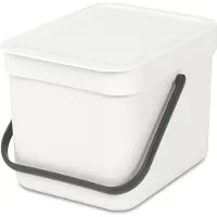 Brabantia Trier et partir, Poubelle, Blanc