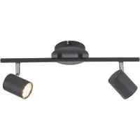 Leuchtendirekt Plafonnier LED anthracite, spots mobiles, H 16 cm