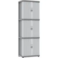 EDM Rolling Space Modular 3 Closet Argenté