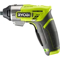 Ryobi Tournevis ERGO-A2 4 V, 5 Nm, 10 embouts de 25 mm, 2 têtes, 200 tr/min, 1 batterie de 1,5 Ah