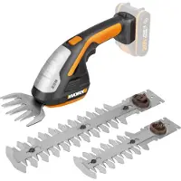 WORX WG801E.9 Cisaille à gazon et à buissons sans fil - sans batterie - sans chargeur